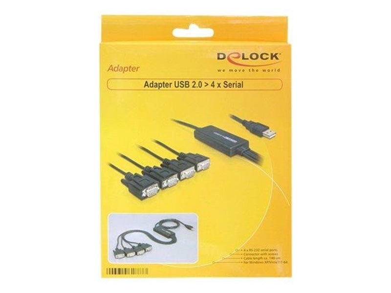 DeLOCK USB 2.0  4 x Serial Adapter
