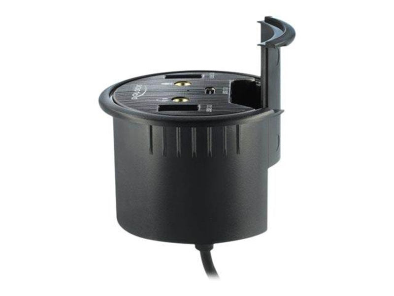DeLOCK In-Desk Hub USB-Hubs - 3 - Schwarz