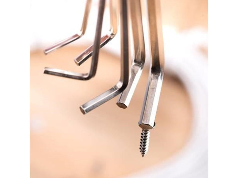 Deli Tools Hex Key Sets 1.5-6mm  EDL3080 (silver)