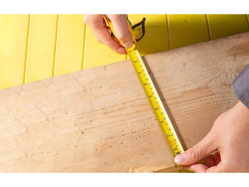 Deli Tools Steel Measuring Tape 5m/19mm  EDL9005Y (yellow)