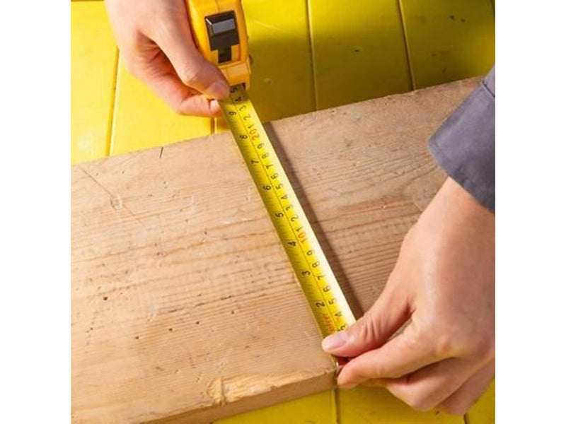 Deli Tools Steel Measuring Tape 10m/25mm  EDL9010Y (yellow)