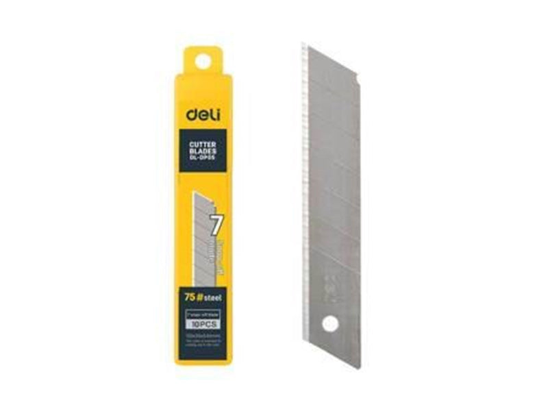 Deli Tools Cutter 25mm 10 pcs blade head  EDL-DP05 (silver)