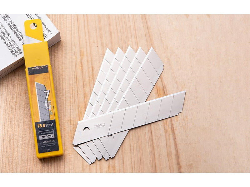 Deli Tools Cutter 25mm 10 pcs blade head  EDL-DP05 (silver)