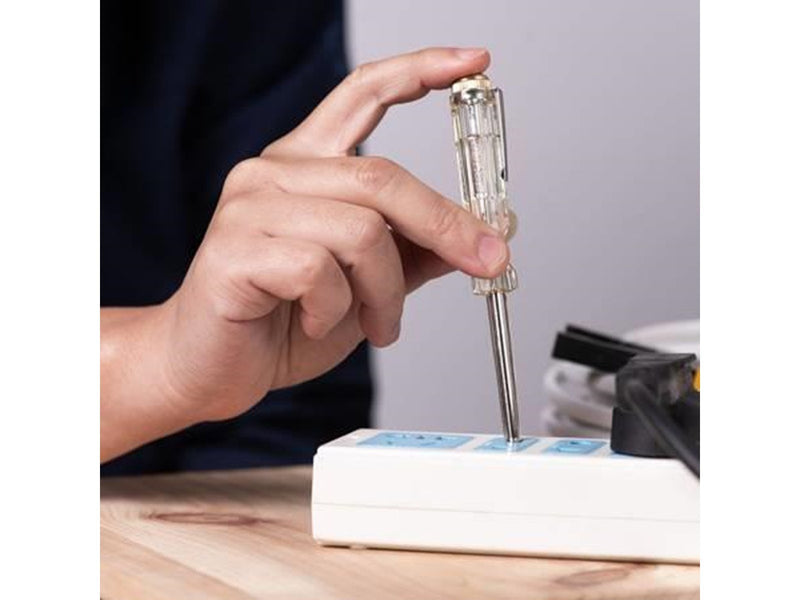 Deli Tools Voltage Tester 100-250V  EDL8001 (white)