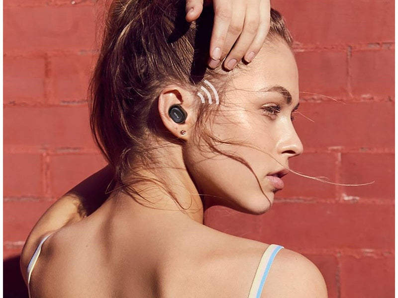 QCY Wireless Earphones Bluetooth V5.0 (white)