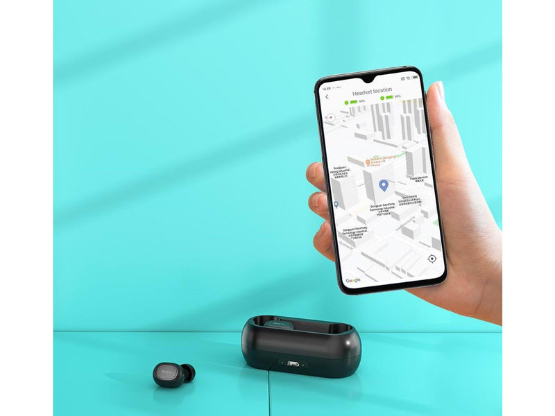 QCY Wireless Earphones Bluetooth V5.0 (white)