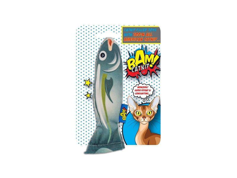 Bam ! - Toy with Catnip - 16 cm - Fish - (503319005943)