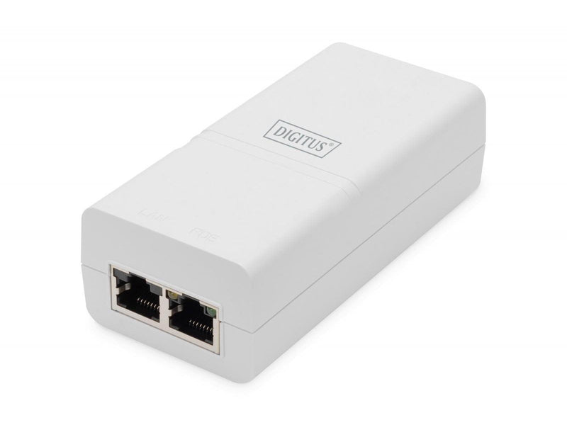 DIGITUS - PoE injector - Gigabit active IEEE 802.3af midspan - 30 Watt