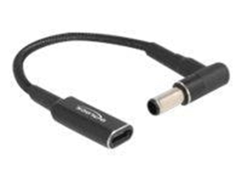 DeLOCK - power adapter - 24 pin USB-C to DC jack 6.0 x 4.3 mm - 15 cm