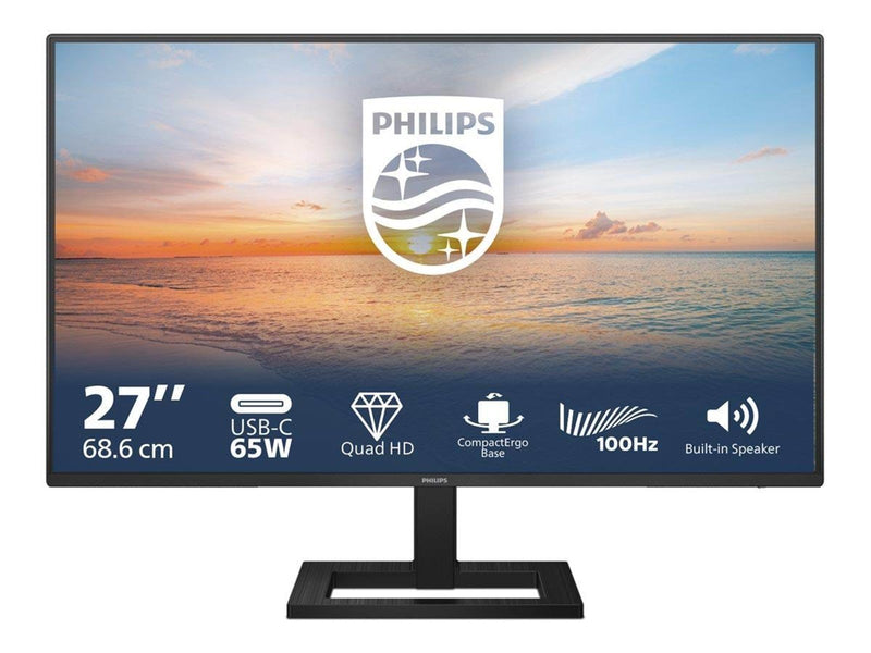 27" Philips 27E1N1600AE - 2560x1440 - 100Hz - IPS - USB-C