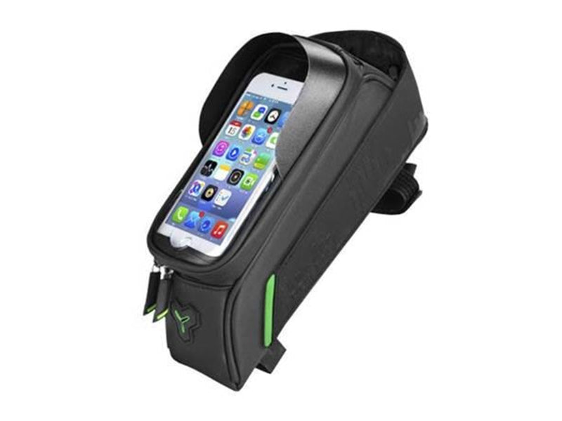Rockbros Bicycle Bag with Phone Holder (black)