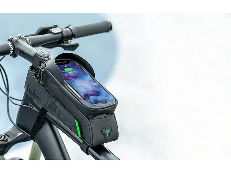 Rockbros Bicycle Bag with Phone Holder (black)