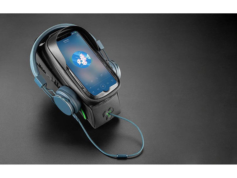 Rockbros Bicycle Bag with Phone Holder (black)