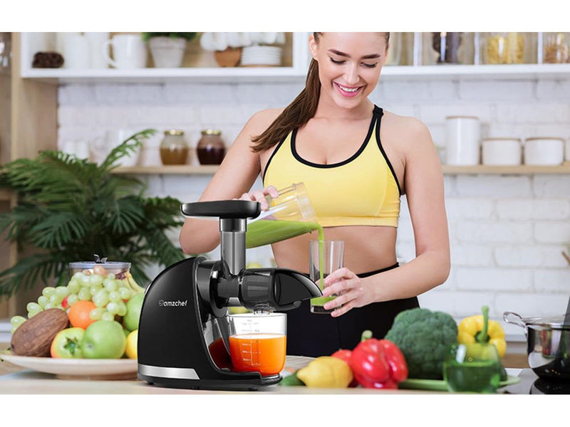 AMZCHEF Slow Juicer  1501-GA (Grey)