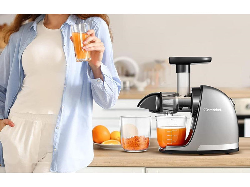 AMZCHEF Slow Juicer  1501-GA (Grey)