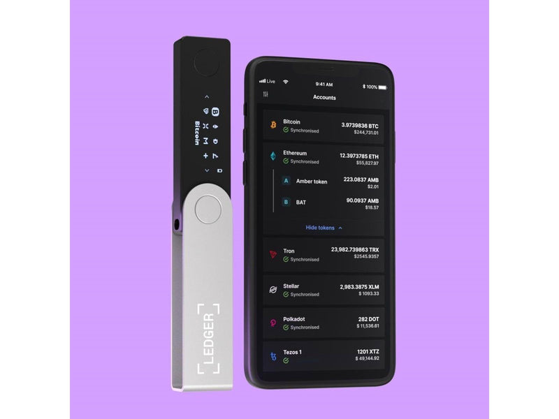 Ledger Nano X Onyx Black Crypto Hardware Wallet