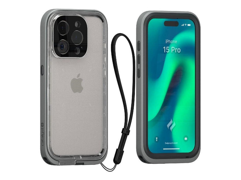 Catalyst Total Protection Case - titanium gray - iPhone 15 Pro