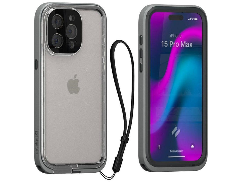 Catalyst Total Protection Case - titanium gray - iPhone 15 Pro Max