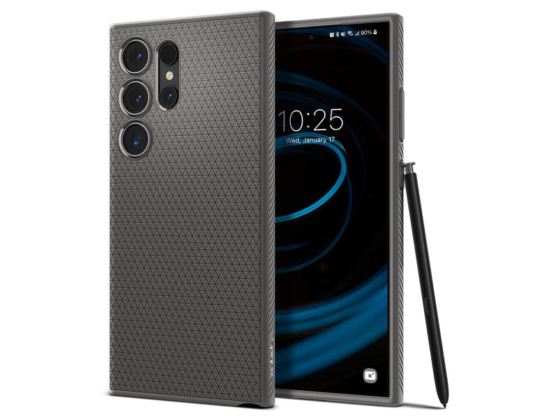 Spigen Liquid Air - granite gray - Samsung Galaxy S24 Ultra