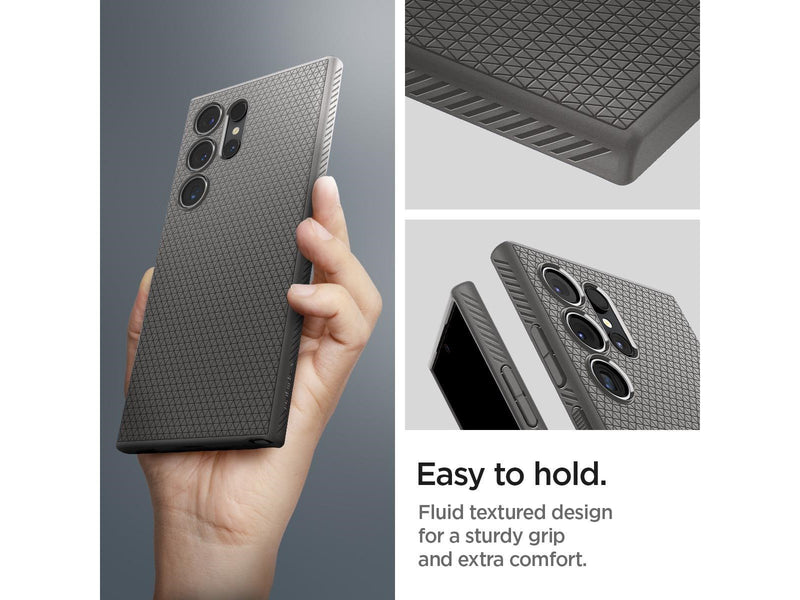 Spigen Liquid Air - granite gray - Samsung Galaxy S24 Ultra