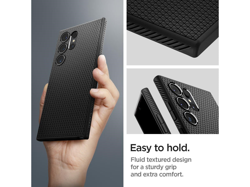 Spigen Liquid Air - matte black - Samsung Galaxy S24 Ultra