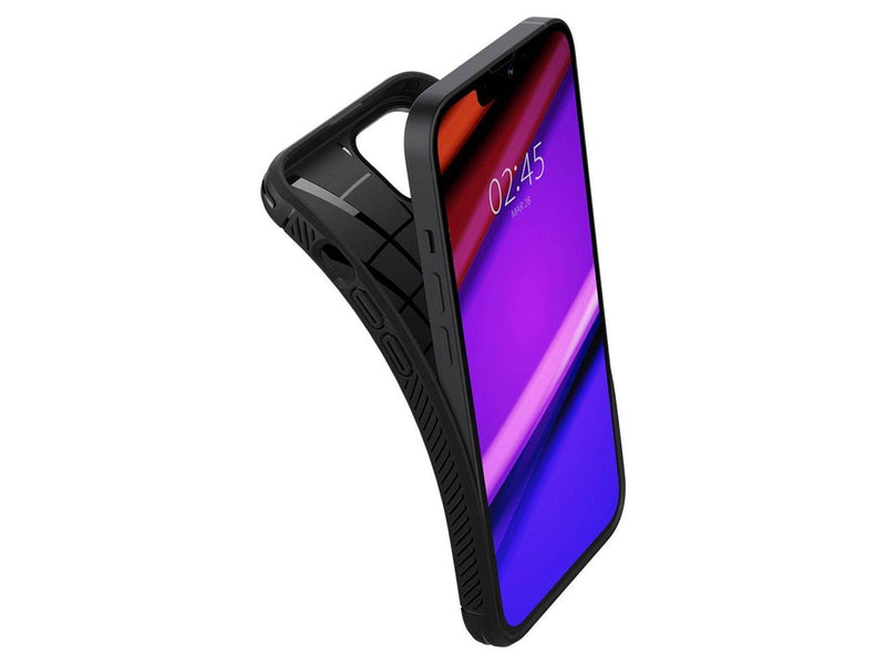 Spigen Rugged Armor - matte black - iPhone 13