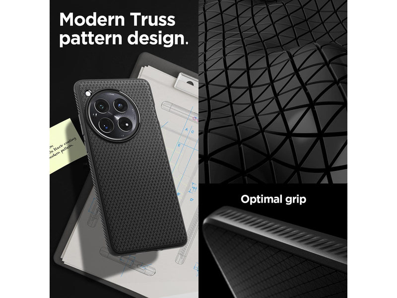 Spigen Liquid Air - matte black - OnePlus 12