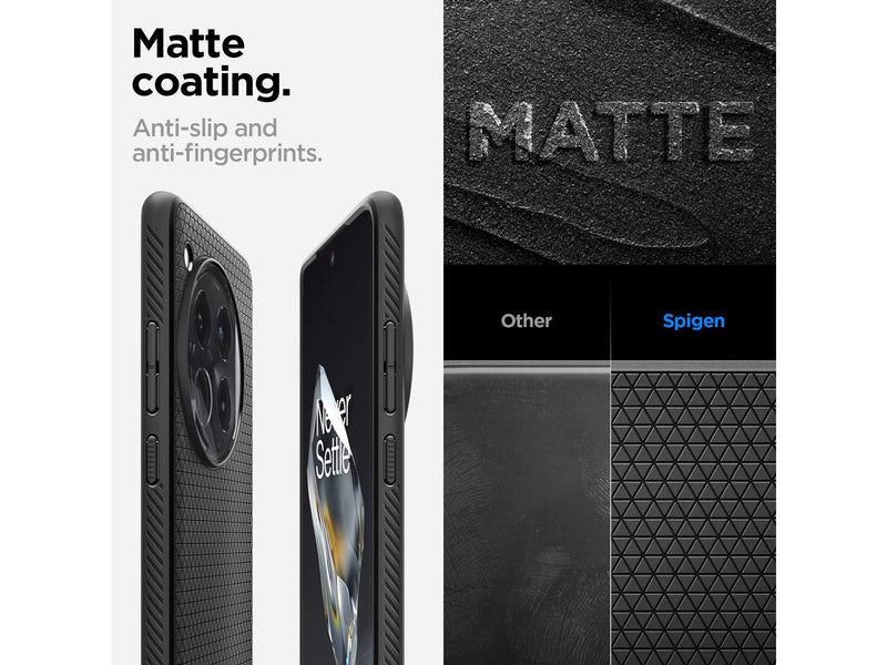 Spigen Liquid Air - matte black - OnePlus 12