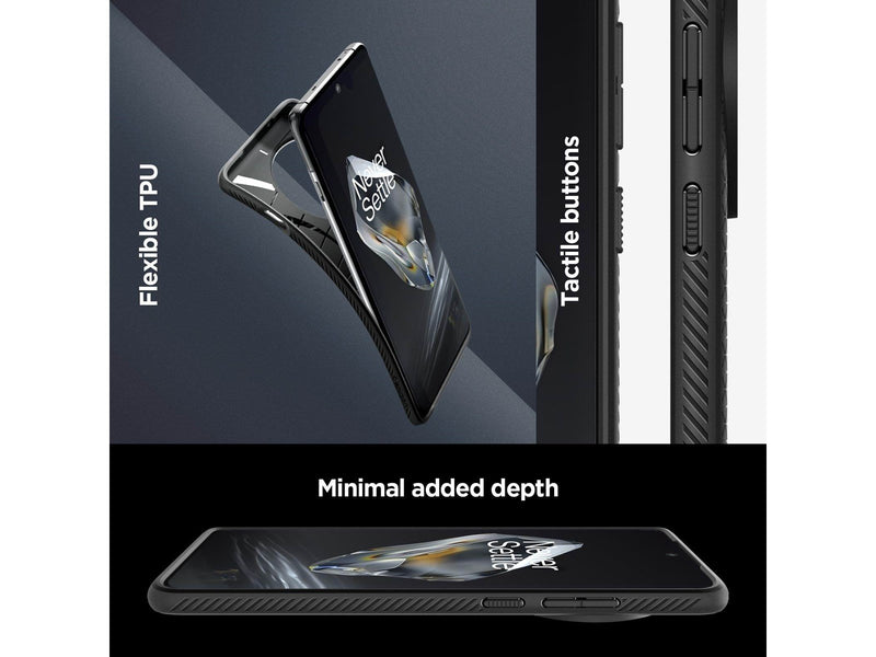 Spigen Liquid Air - matte black - OnePlus 12