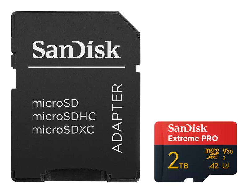 SanDisk Extreme® PRO microSDXC Speicherkarte 2 TB mit SD-Adapter