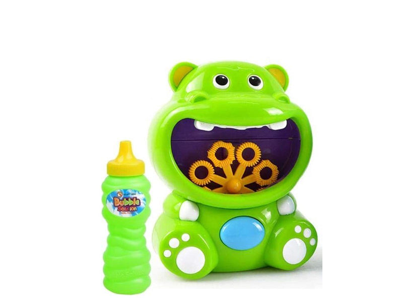 Happy Summer Hippo Bubble Machine