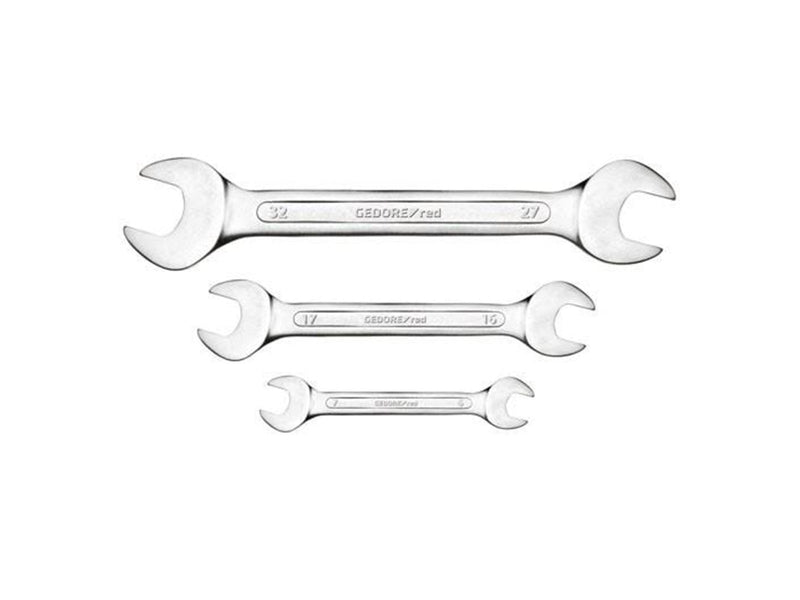 Gedore R05125012 Double open-ended Spanner Set 12-pieces short