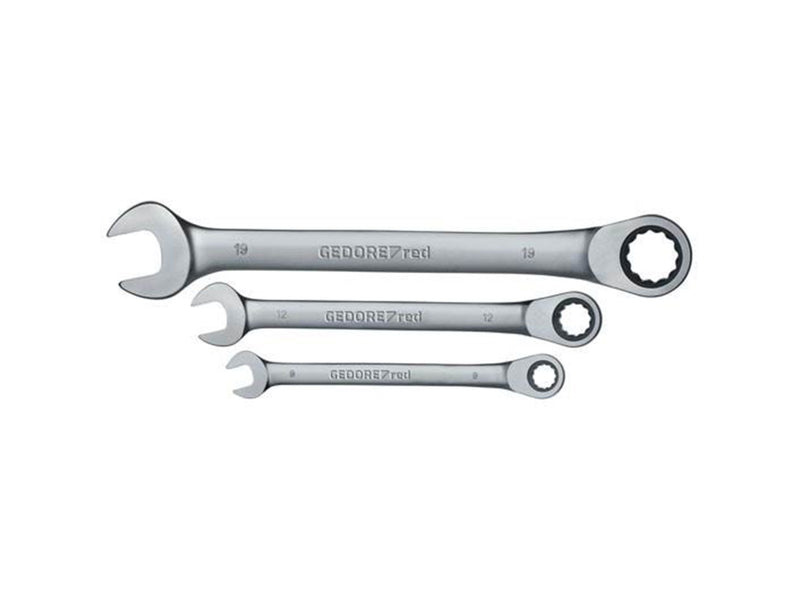 Gedore R07105005 Ratchet Spanner Set metric - 5 pieces