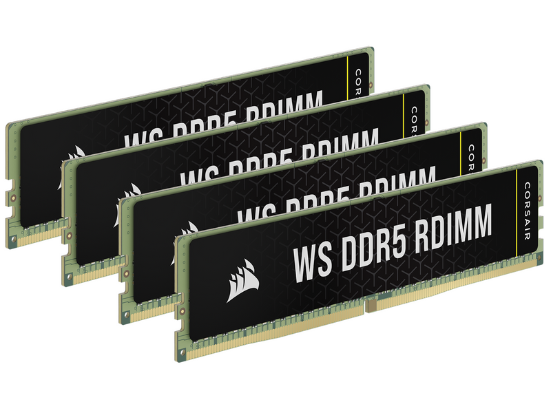 Corsair WS DDR5-5600 - 64GB - CL40 - Quad Channel (4 pcs) - Intel XMP - Grün
