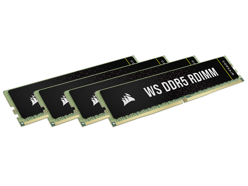 Corsair WS DDR5-5600 - 64GB - CL40 - Quad Channel (4 pcs) - Intel XMP - Grün