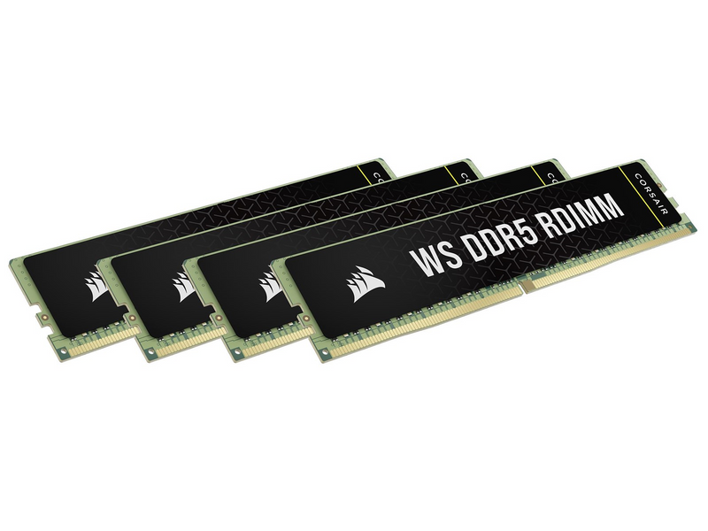 Corsair WS DDR5-5600 - 64GB - CL40 - Quad Channel (4 pcs) - AMD EXPO & Intel XMP - Grün