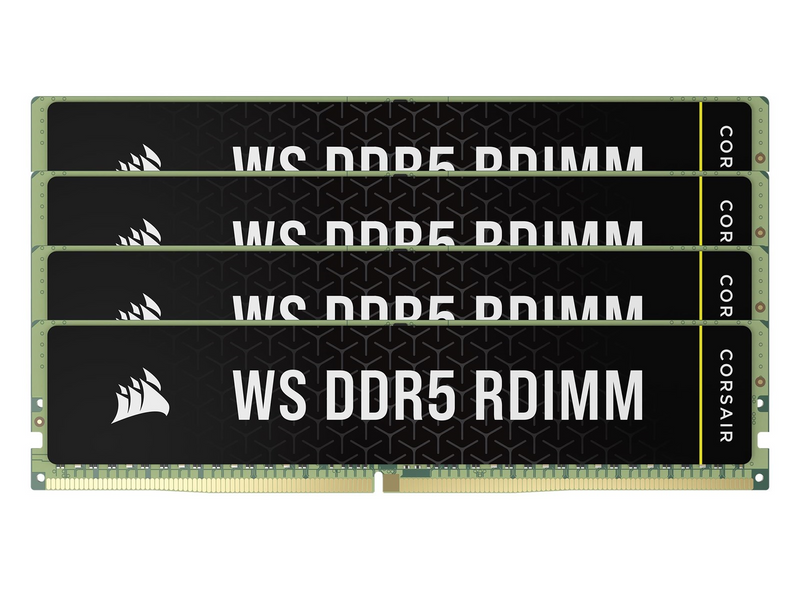 Corsair WS DDR5-5600 - 128GB - CL40 - Quad Channel (4 pcs) - Intel XMP - Grün