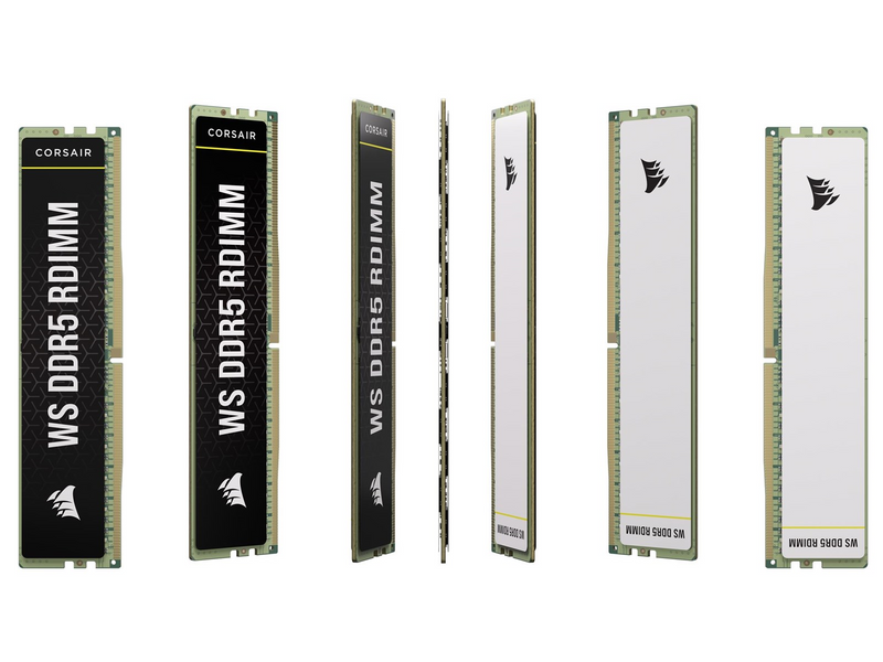 Corsair WS DDR5-5600 - 128GB - CL40 - Quad Channel (4 pcs) - Intel XMP - Grün
