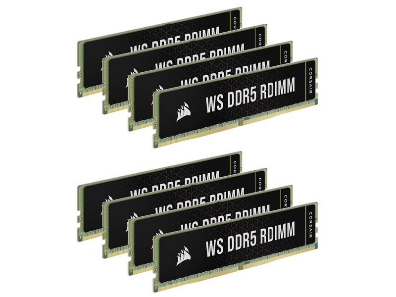 Corsair WS DDR5-5600 - 128GB - CL40 - Octa Channel (8 pcs) - Intel XMP - Grün