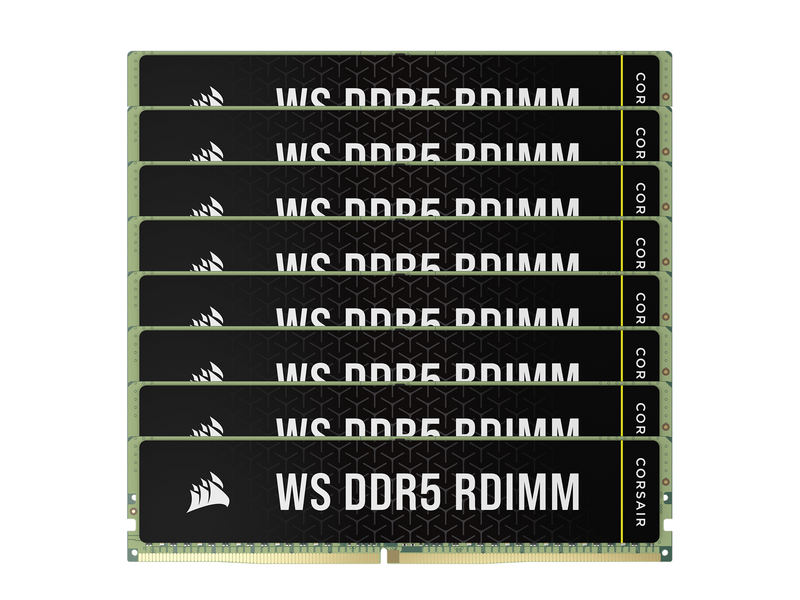 Corsair WS DDR5-5600 - 128GB - CL40 - Octa Channel (8 pcs) - Intel XMP - Grün