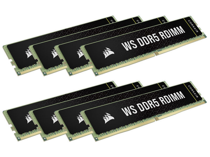 Corsair WS DDR5-5600 - 256GB - CL40 - Octa Channel (8 pcs) - Intel XMP - Grün