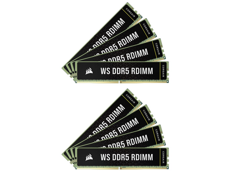 Corsair WS DDR5-5600 - 256GB - CL40 - Octa Channel (8 pcs) - Intel XMP - Grün