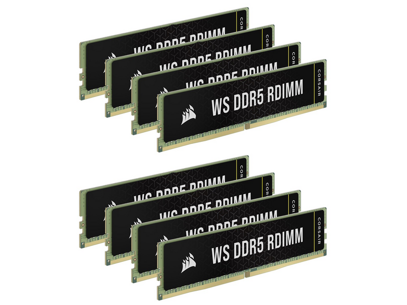 Corsair WS DDR5-5600 - 256GB - CL40 - Octa Channel (8 pcs) - AMD EXPO & Intel XMP - Grün