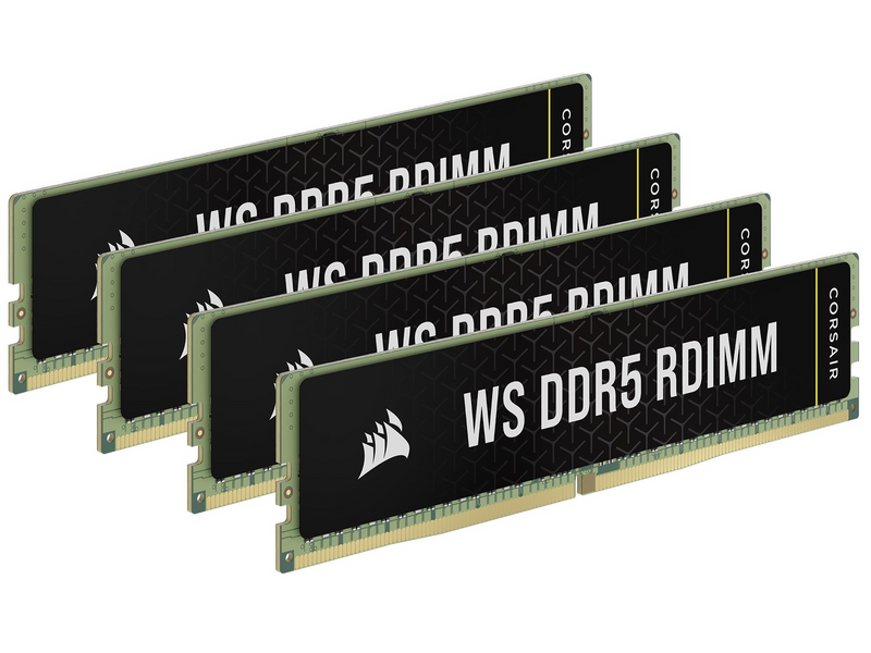 Corsair WS DDR5-6000 - 64GB - CL40 - Quad Channel (4 pcs) - Intel XMP - Schwarz