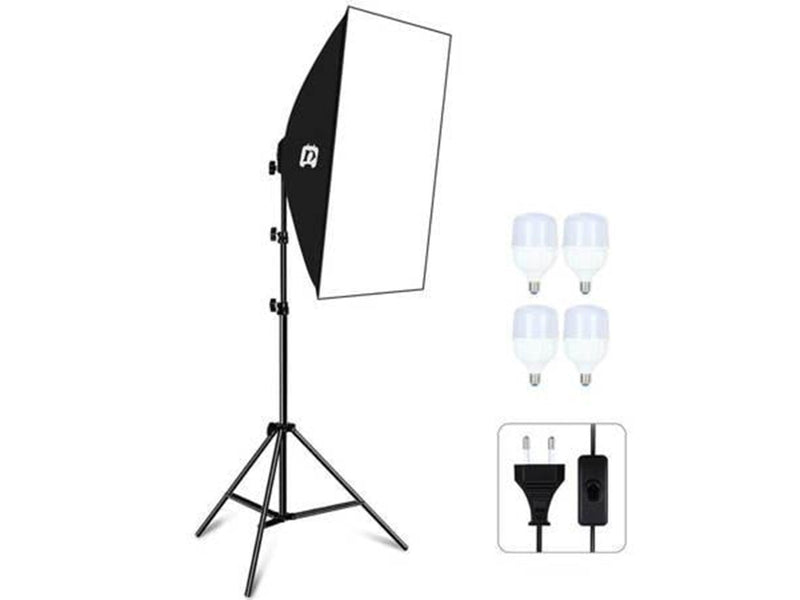 Puluz Studio set  softbox 50x70cm tripod LED bulb 4 pcs PU5071EU