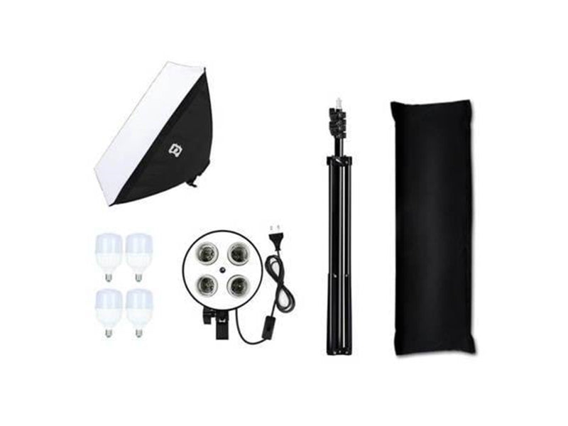 Puluz Studio set  softbox 50x70cm tripod LED bulb 4 pcs PU5071EU