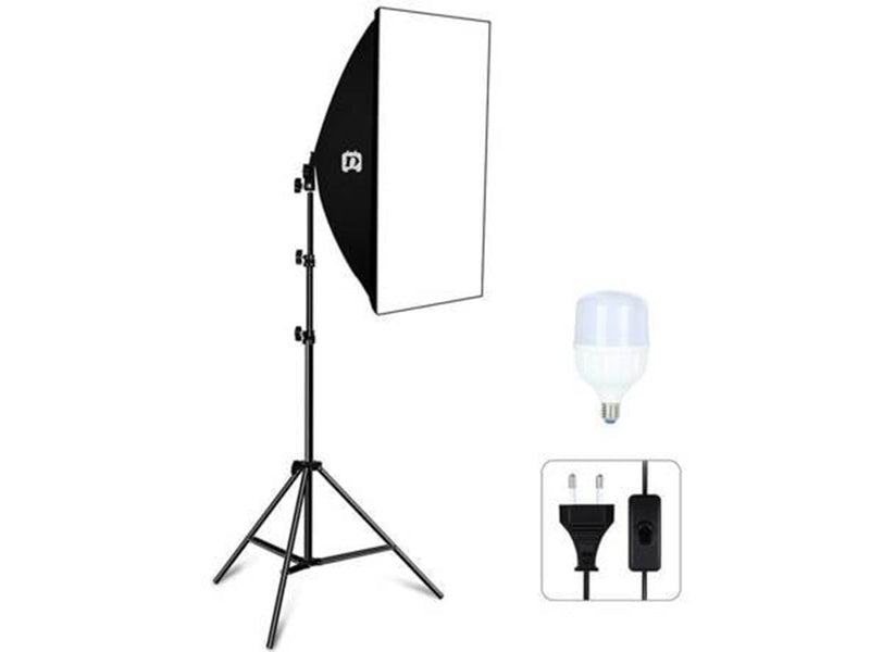 Puluz Studio set  softbox 50x70cm tripod LED bulb 1 pcs PU5070EU