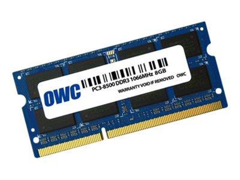 OWC Other World Computing - DDR3 - module - 8 GB - SO-DIMM 204-pin - 1066 MHz / PC3-8500 - unbuffered