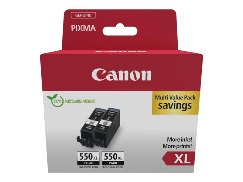 Canon PGI 550XLx2 / 6431B010 High Black - Tintenpatrone Schwarz