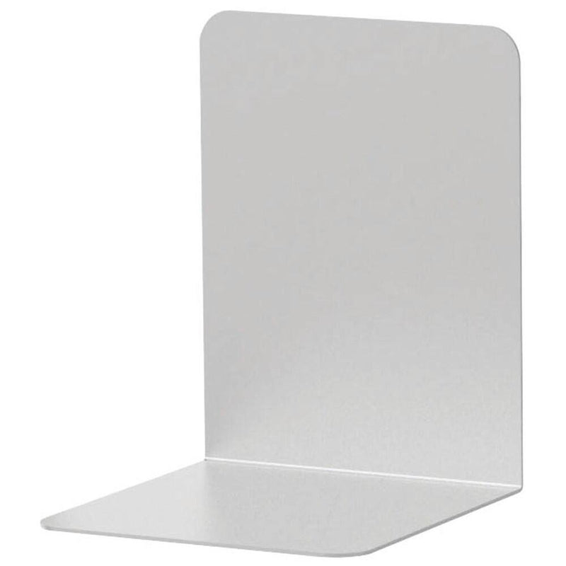 MAUL Buchstützen silber 10,0 x 10,0 x 13,0 cm - 2 Stück